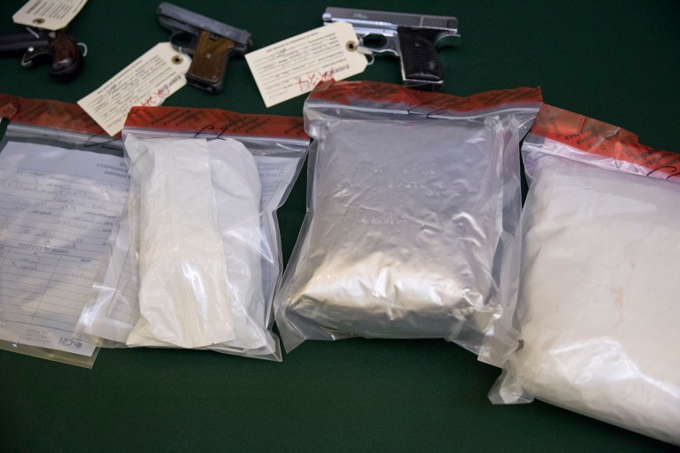 Synthetic drugs are designed to mimic certain illegal drugs, but aren't captured or covered by federal drug laws. (AP Photo/Brynn Anderson, File)