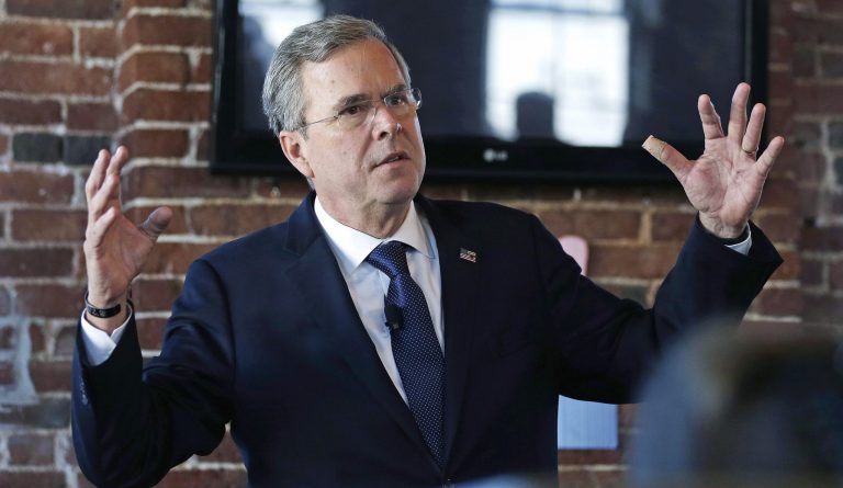 Republican presidential candidate, former Florida Gov. Jeb Bush unveiled an aggressive plan on Friday to reform welfare policy. (AP Photo/Charles Krupa)