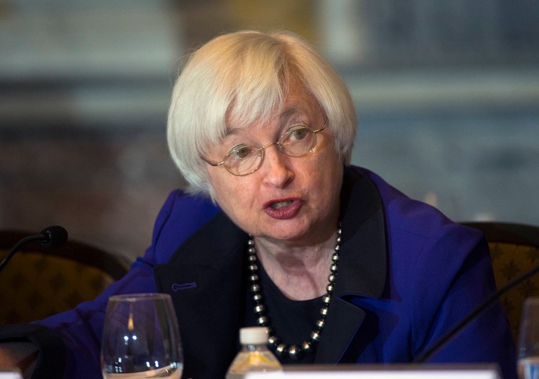 Federal Reserve Chairwoman Janet Yellen's remarks were made in testimony prepared for an appearance before the Joint Economic Committee on Capitol Hill. (AP Photo/Molly Riley)
