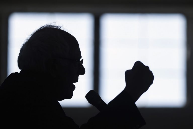 Democratic Presidential candidate, Sen. Bernie Sanders voted against the Brady Bill five times and and for protecting gun manufacturers' immunity. (AP Photo/Matt Rourke)