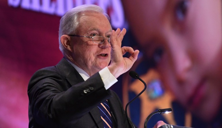 Attorney General Jeff Sessions said Sunday that the Justice Department is looking into how the agency obtains warrants via the Foreign Intelligence Surveillance Court. That process has faced backlash from both sides of the aisle. (AP Photo/Susan Walsh)