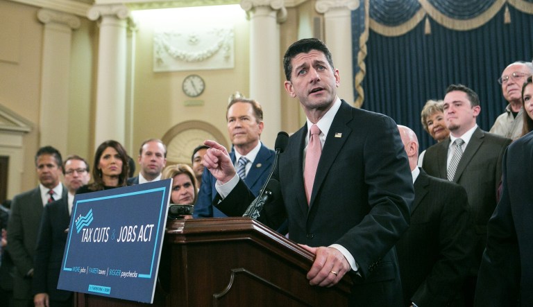 As the Republican tax reform bill includes a less generous measure of inflation than allowed under current law and some of the tax credits for parents phase out after five years, many middle-class families would see tax hikes in future years. (Graeme Jennings/Washington Examiner)