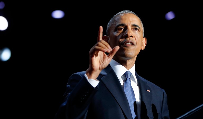 For those unsure whether there was any evidence to support President Obama's assertion Tuesday that he can't be president for a third term, PolitiFact provided a quick answer. (AP Photo/Pablo Martinez Monsivais)