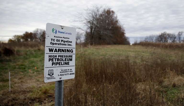 TransCanada overcame a key financial hurdle by lining up enough customers, but the company did not commit to building the project. (AP Photo/Jeff Roberson, File)