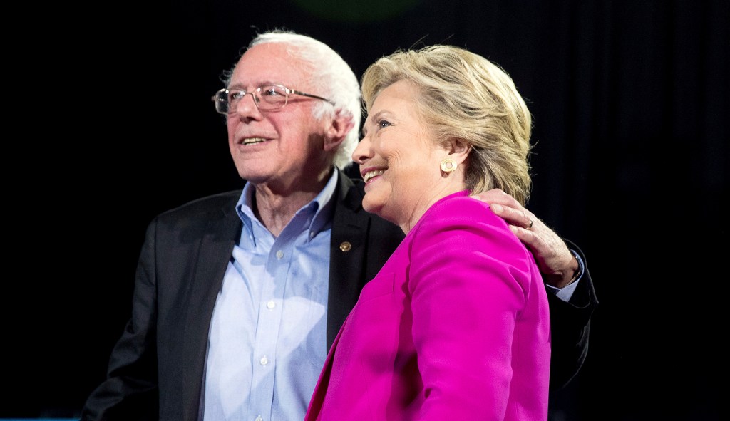 When Hillary Clinton goes low, Bernie Sanders goes high