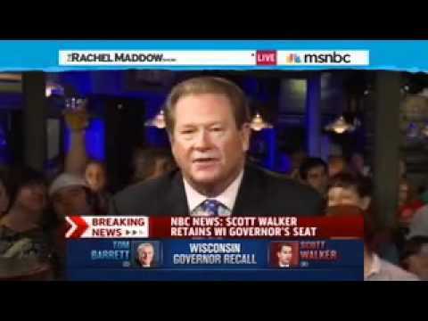 Ed Schultz unhappy after NBC calls race for Walker