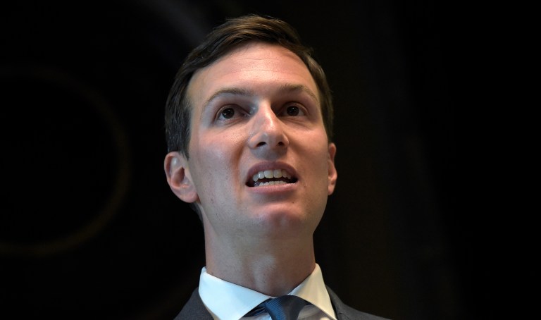 Earlier in the week Jared Kushner, who is Trump's son-in-law, and Palestinian Authority President Mahmoud Abbas held a meeting that an Abbas adviser characterized as 