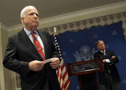 Sen. McCain bashes John Kerry for Egypt mess