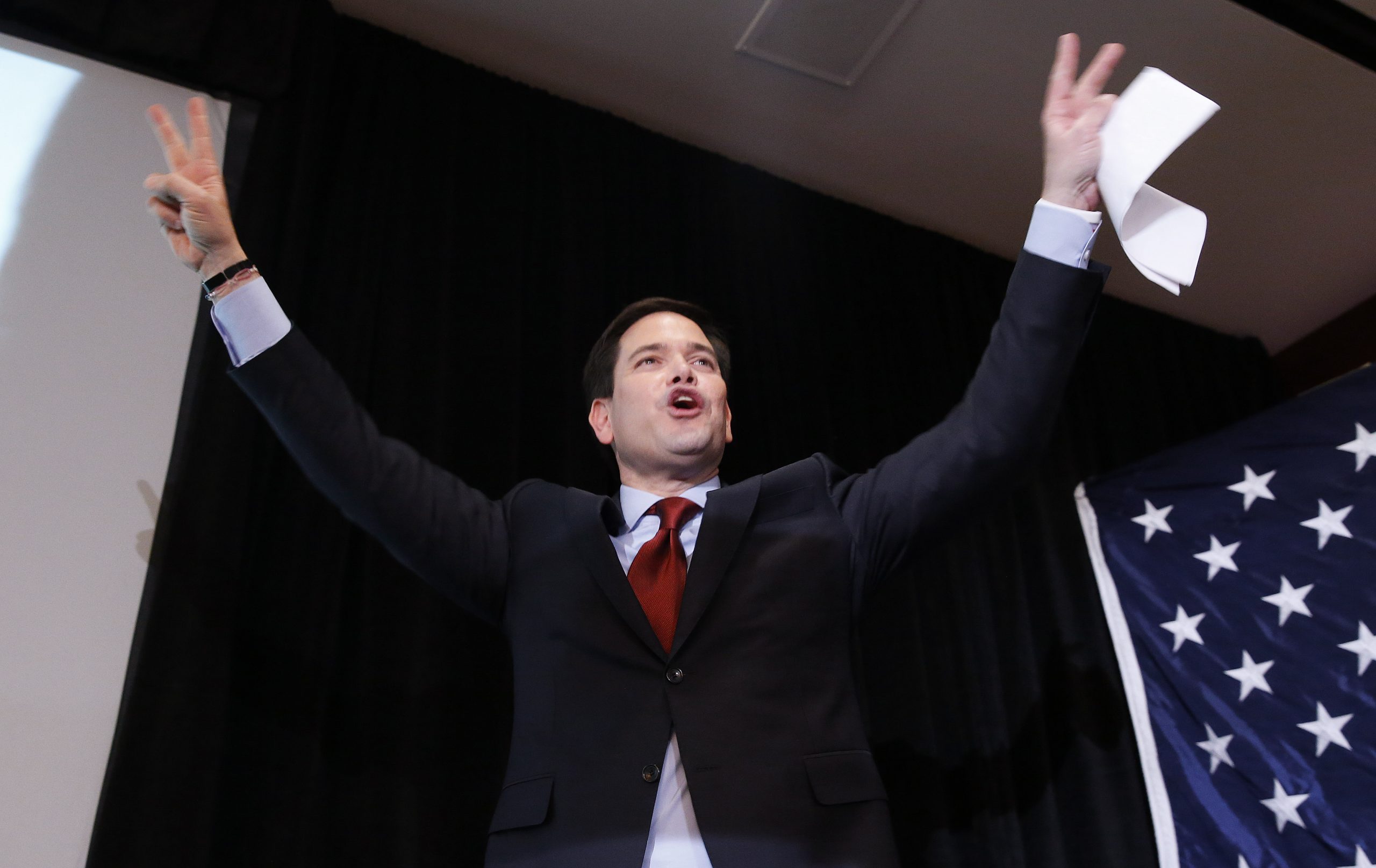 Rubio vows to win by more than ‘flip of a coin’