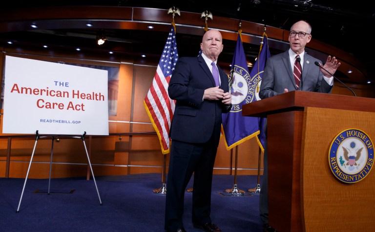 The bill hit a snag on Monday after the CBO released its report on the bill. (AP Photo/J. Scott Applewhite)