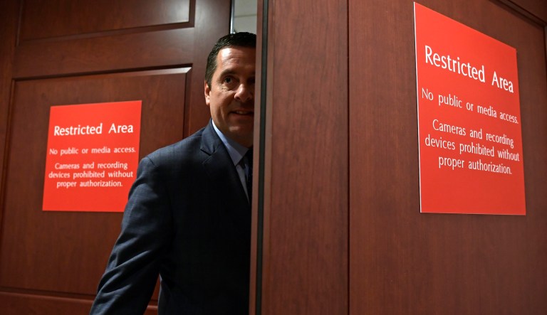 House Intelligence Committee Chairman Rep. Devin Nunes, R-Calif., has said the FBI and Justice Department have been under investigation for months, a fact committee Democrats say isn't true. (AP Photo/Susan Walsh)