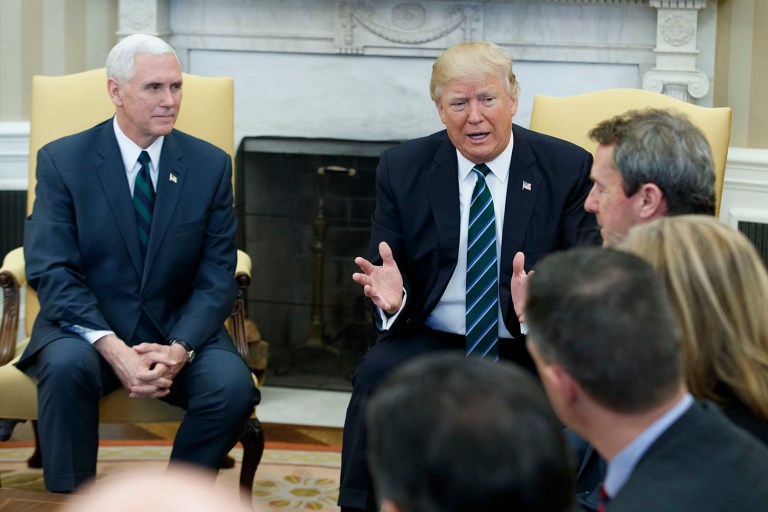 Trump claimed he swayed members of the Republican Study Committee. After a meeting with over a dozen lawmakers who belonged to the group, Trump said, 