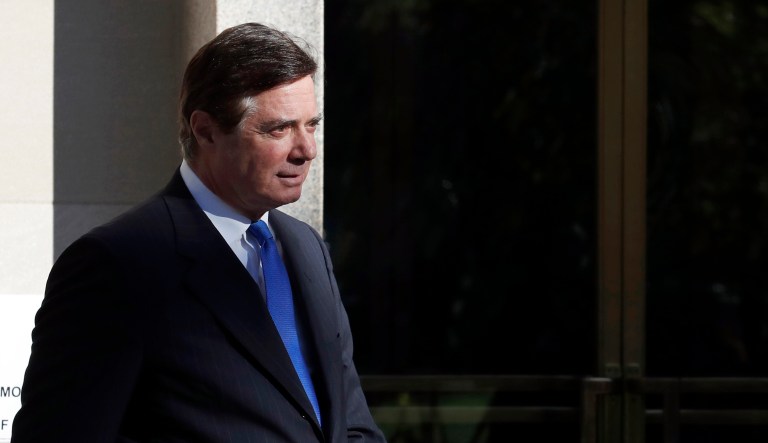 Paul Manafort's unsavory dealings with Russian interests were being discussed long before last November's election -- even before last year's Republican convention. (AP Photo/Alex Brandon)