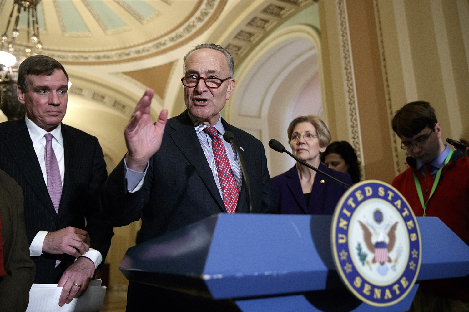 Every member of Chuck Schumer’s leadership team condemns government shutdowns