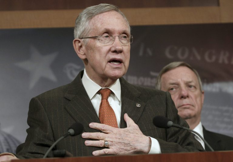 Senate Majority Leader Harry Reid (AP/Lauren Victoria Burke)