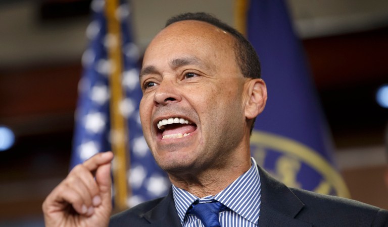 A member of the Congressional Hispanic Caucus, Rep. Luis Gutierrez has long been an outspoken critic of the president's immigration stance, specifically the proposed border wall. (AP Photo/J. Scott Applewhite)