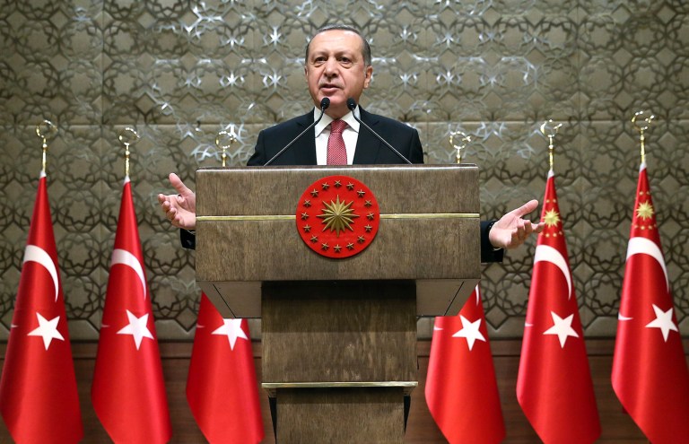 Turkey's claims that the United States is supporting terrorists are 