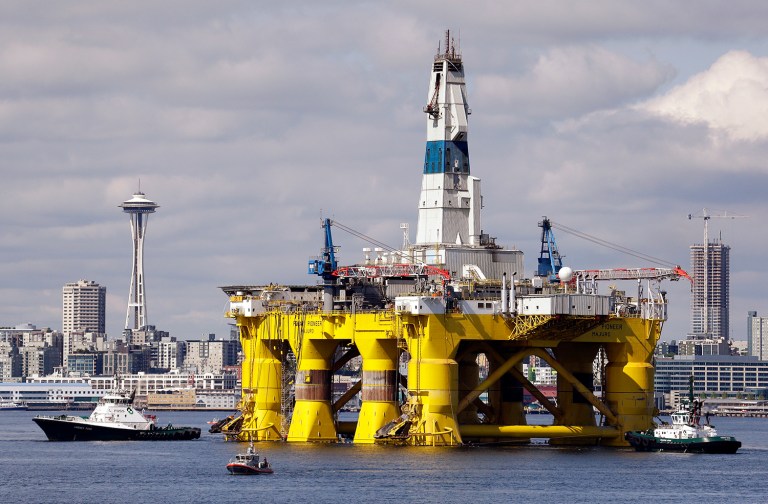 President Obama is expected to order wide swaths of the Atlantic and Arctic oceans placed permanently off-limits for oil drilling. (AP Photo/Elaine Thompson, File)