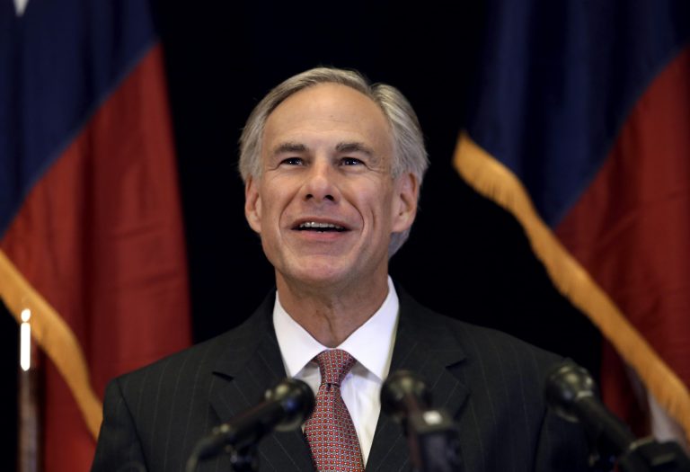 Republican candidate for governor Greg Abbott said Tuesday he supports making it legal to openly carry handguns in public and wants to place stricter limits on state agencies selling personal information from public records. (AP/Tony Gutierrez)