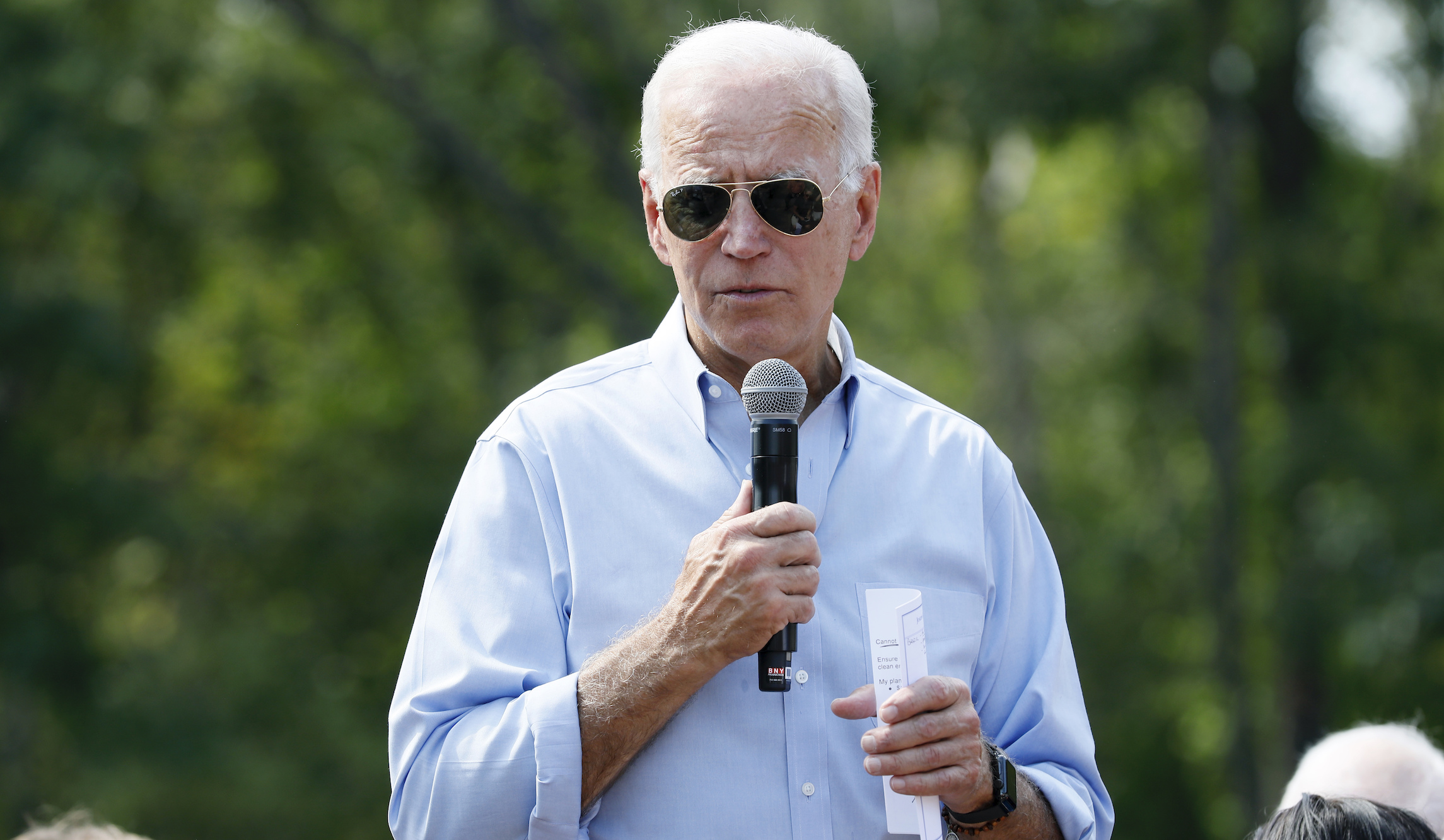 Biden: No ‘credibility’ to Trump claim of corrupt Ukraine dealings involving son Hunter