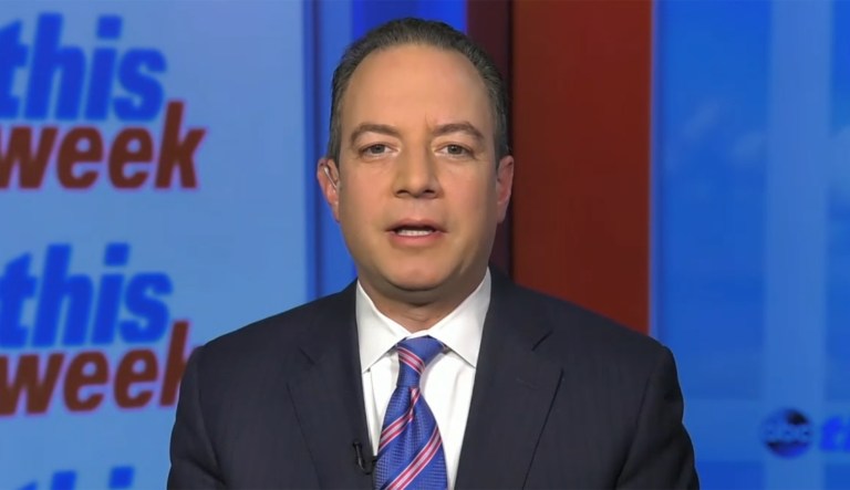 Reince Priebus said on ABC's 