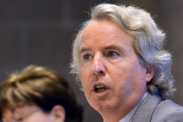 RFK's son, Chris Kennedy, launches gubernatorial bid in Illinois. (AP Photo/Seth Perlman)
