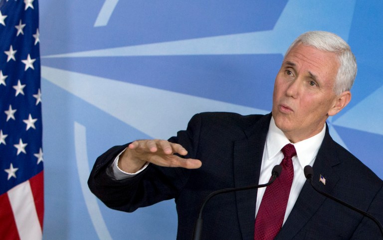 But Trump will call them out when they're wrong, he says. (AP Photo/Virginia Mayo, Pool)