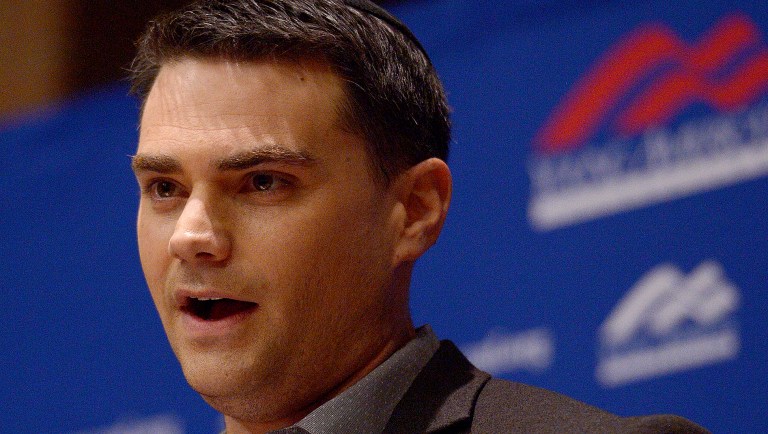 Controversial conservative commentator Ben Shapiro, editor-in-chief of the Daily Wire and former editor-at-large of Breitbart News, addresses the student group Young Americans for Freedom at the University of Utah's Social and Behavioral Sciences Lecture Hall, Wednesday, Sept. 27, 2017, in Salt Lake City.