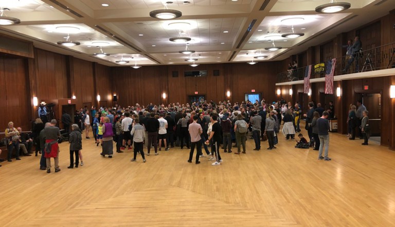 Beto O'Rourke rally Iowa City, Iowa.