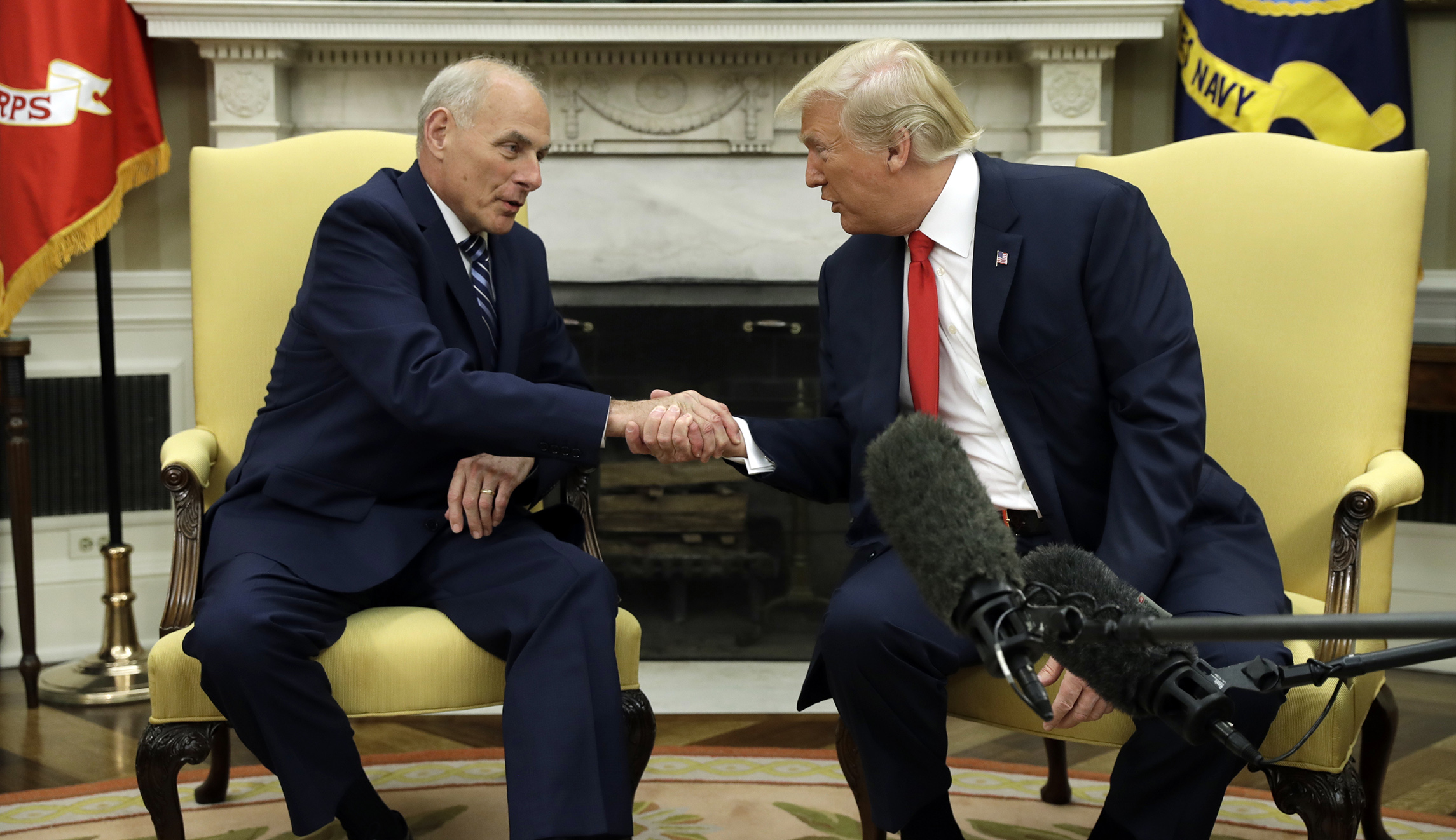 Watch: Trump says new chief of staff John Kelly ‘will do a spectacular job’