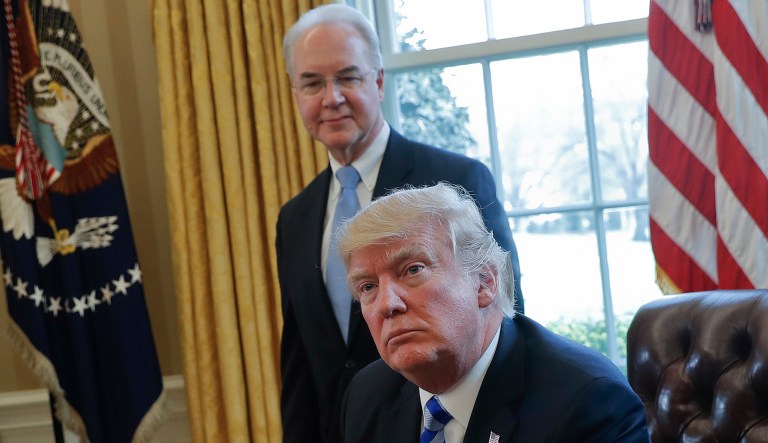 "The legislation working its way through Congress provides the choice and control people want, the affordability they need, and the quality they deserve in healthcare," President Trump insisted during his weekly address. (AP Photo/Pablo Martinez Monsivais, File)