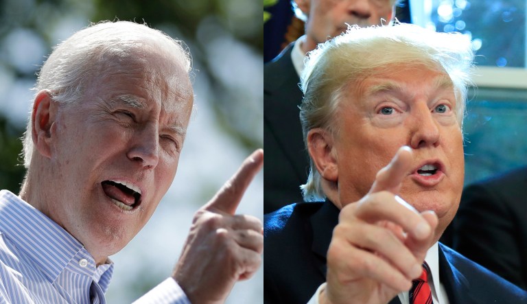 Joe Biden and Donald Trump