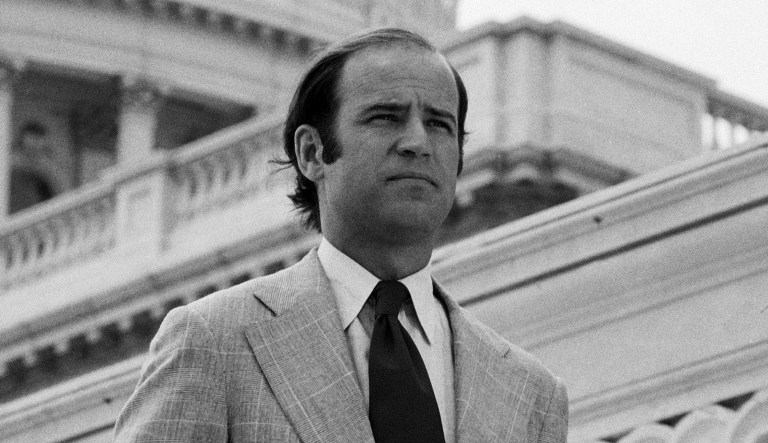 Then-Sen. Joe Biden, D-Del., on Aug. 12, 1974.