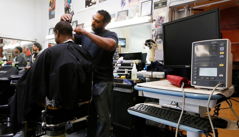 Black male customers at dozens of Los Angeles area barbershops reduced one of their biggest health risks through a novel project that paired barbers and pharmacists to test and treat customers.