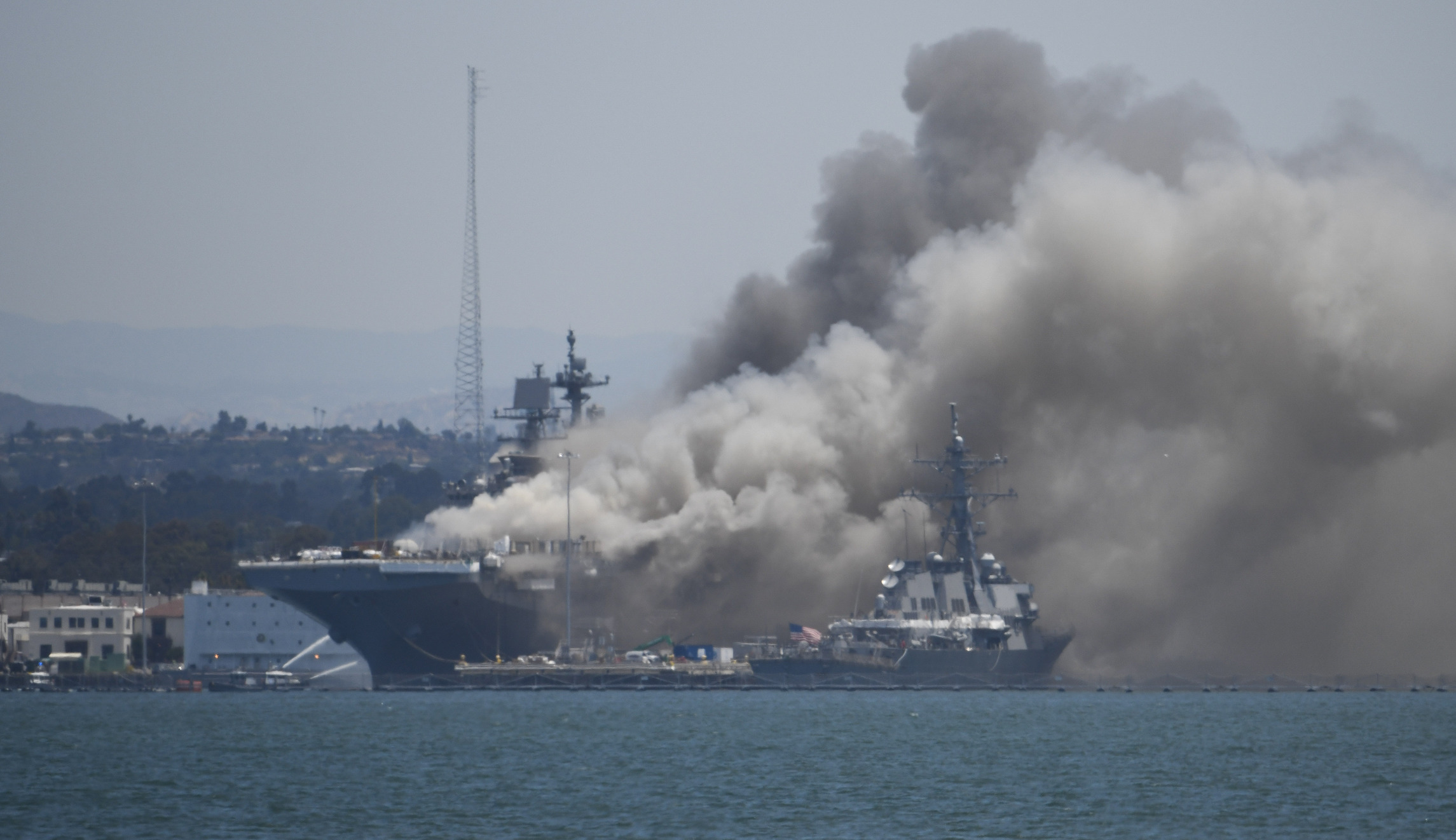 Navy Ship Fire