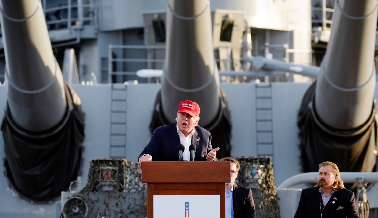 The House on Friday passed a defense policy bill that calls for more ships, aircraft and soldiers, and authorizes $696 billion in defense spending in fiscal year 2018, well above President Trump's request. (AP Photo/Kevork Djansezian)