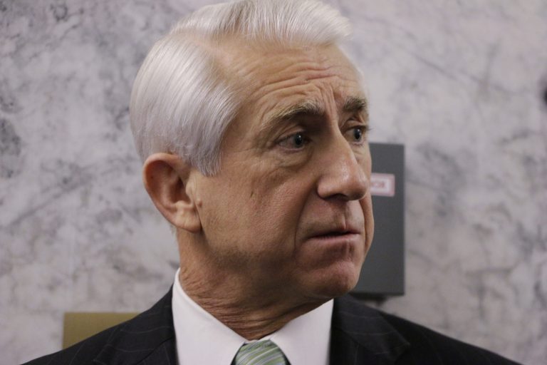 Rep. Dave Reichert, a former sheriff, said in his letter that the artwork is in —œclear violation—? of the official guidelines for the congressional art competition. (AP Photo/Rachel La Corte)