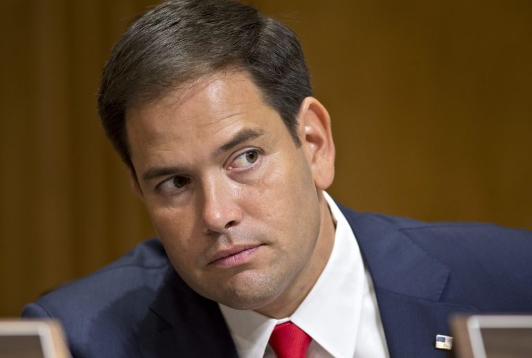 Sen. Marco Rubio, R-Fla., said Thursday that Parkland families made bipartisan actions on guns possible. (AP/J. Scott Applewhite)