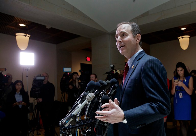 Schiff blasted the decision to cancel the open hearing, saying the move was 