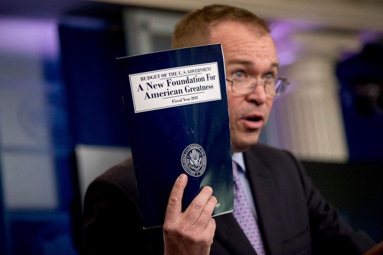 Trump's budget blueprint would refocus Medicaid's resources towards truly needy patients by capping federal reimbursements and offering states greater flexibility to streamline and modernize the program. (AP Photo/Andrew Harnik)