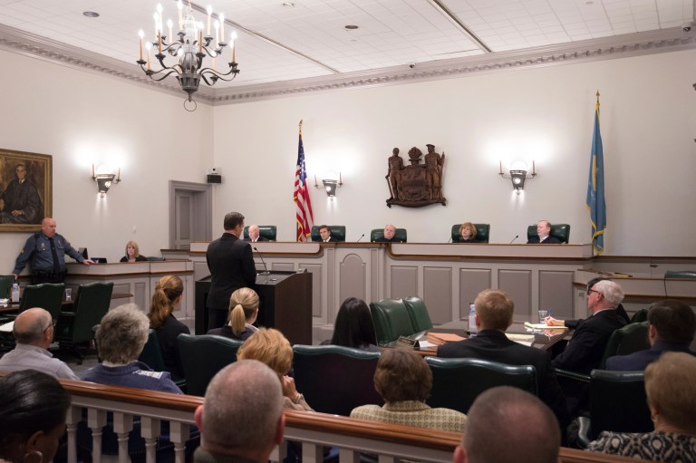 Delaware's high court previously ruled that the state's death penalty law was unconstitutional. (Jason Minto/The Wilmington News-Journal via AP)