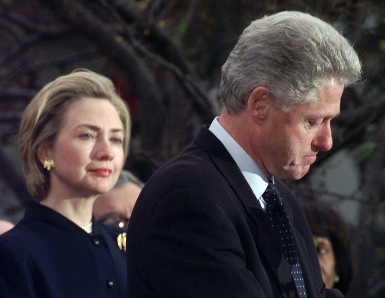 Donald Trump is forcing media organizations to recall former President Bill Clinton's sex scandal-ridden past, but many reporters are omitting a key detail about the scandals: Hillary Clinton's role in defending her husband and attacking his accusers. (AP Photo)