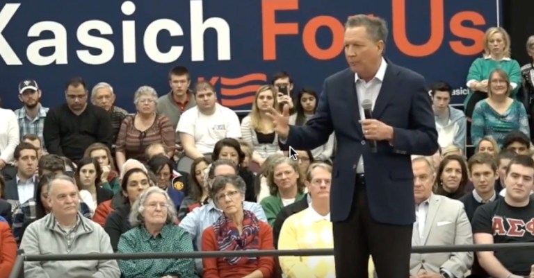 Kasich: Women ‘Left Their Kitchens’ To Volunteer For Me