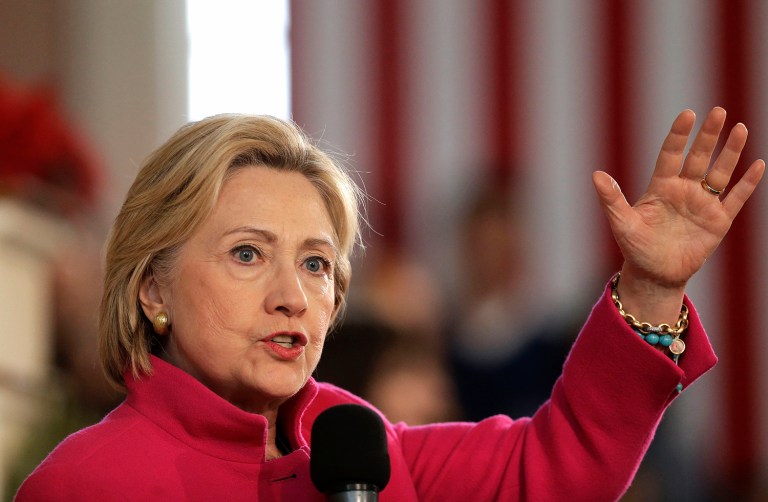 If Clinton's tax plans became law, the economy would generate 697,000 fewer jobs over the next decade. (AP Photo/Steven Senne)