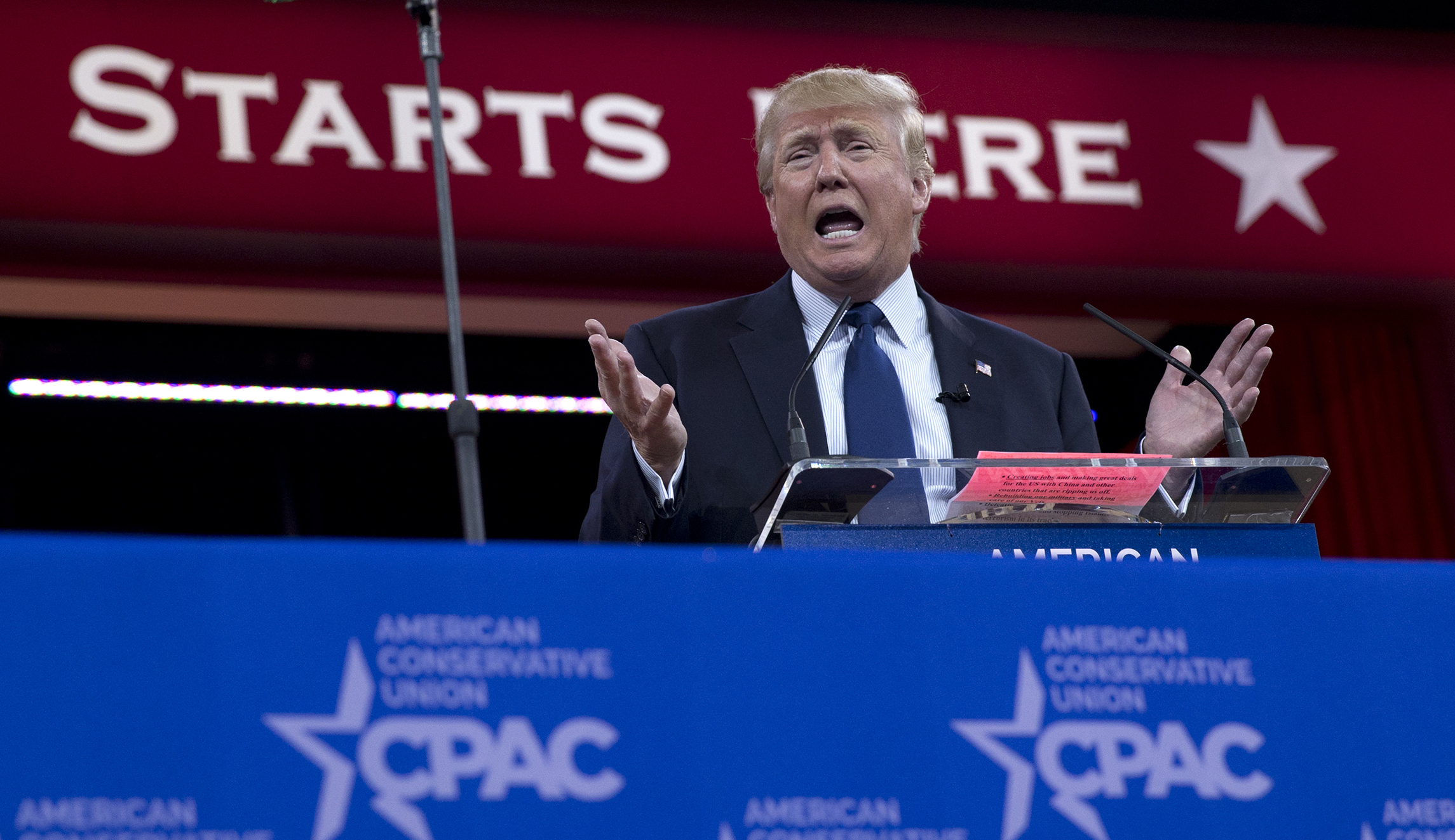 Trump confirms appearance at next week’s CPAC conference