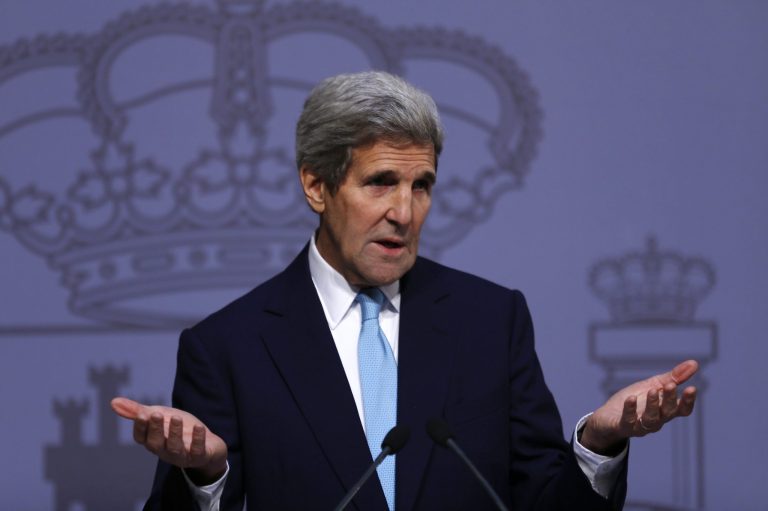 Secretary of State John Kerry will receive the 