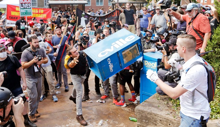 This follows the white nationalist 