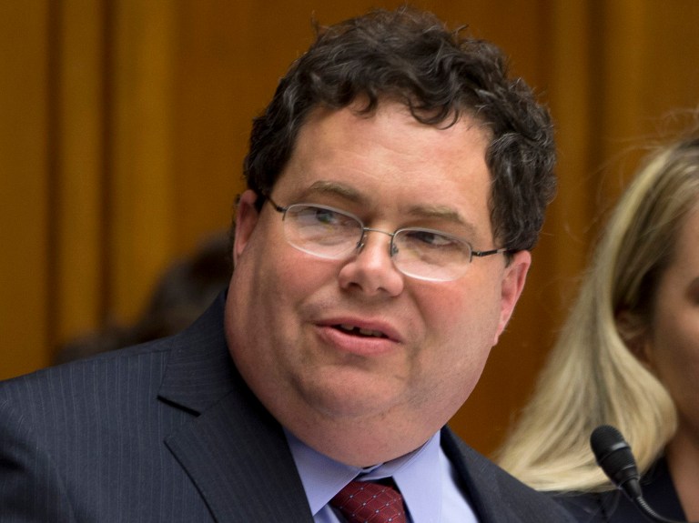 FILE - In this March 19, 2013 file photo, Rep. Blake Farenthold, R-Texas is seen on Capitol Hill in Washington. The House Ethics Committee says it is continuing an investigation of Farenthold, despite a recommendation by an investigative panel that the complaint be dismissed. (AP Photo/Jacquelyn Martin, File)