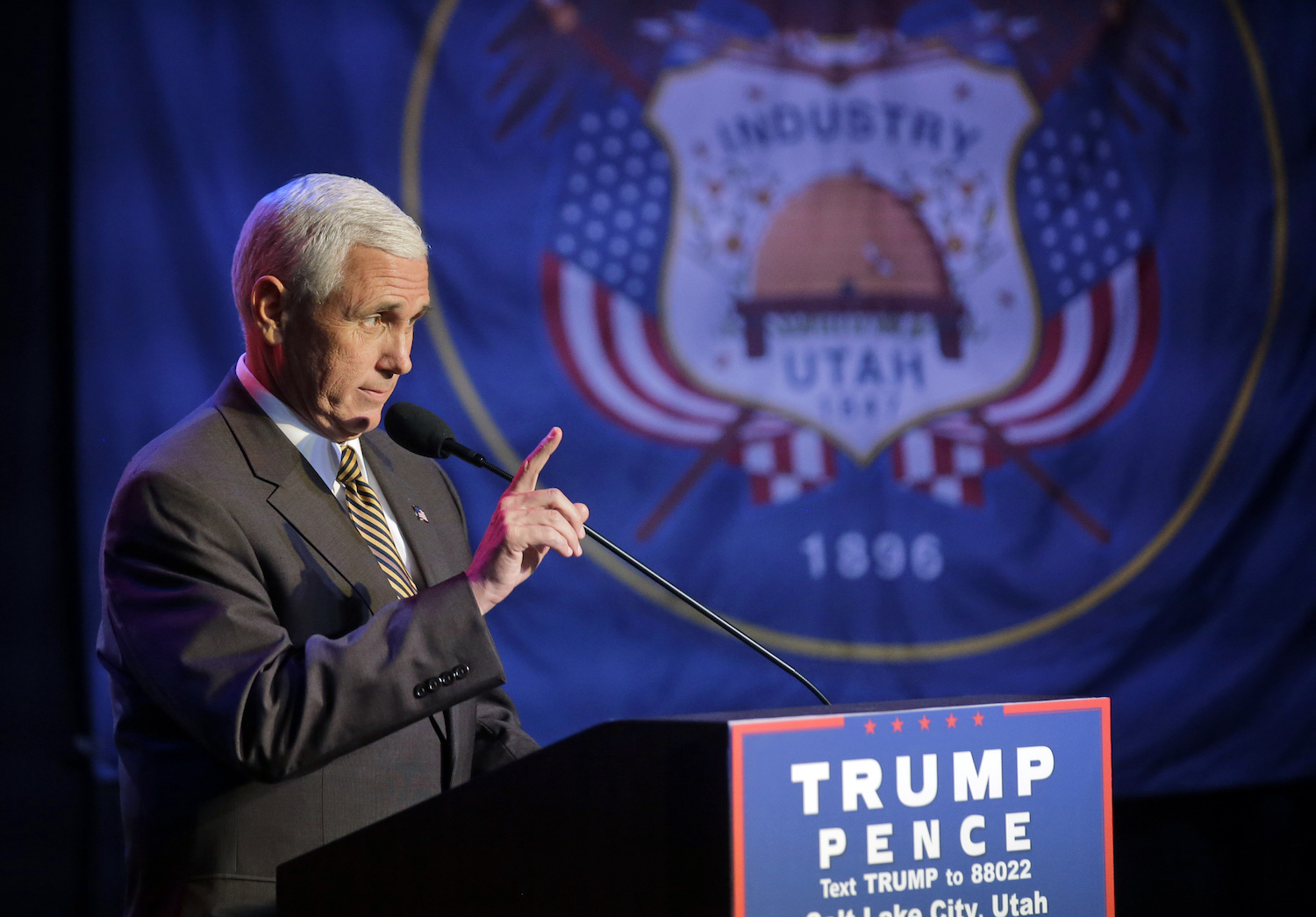 Pence pleads for GOP unity in Utah