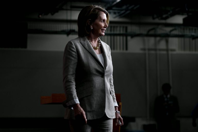 House Minority Speaker Nancy Pelosi, D-CA, leaves her weekly press briefing on Capitol Hill, Thursday, June 11. 2015. (Graeme Jennings/Washington Examiner)